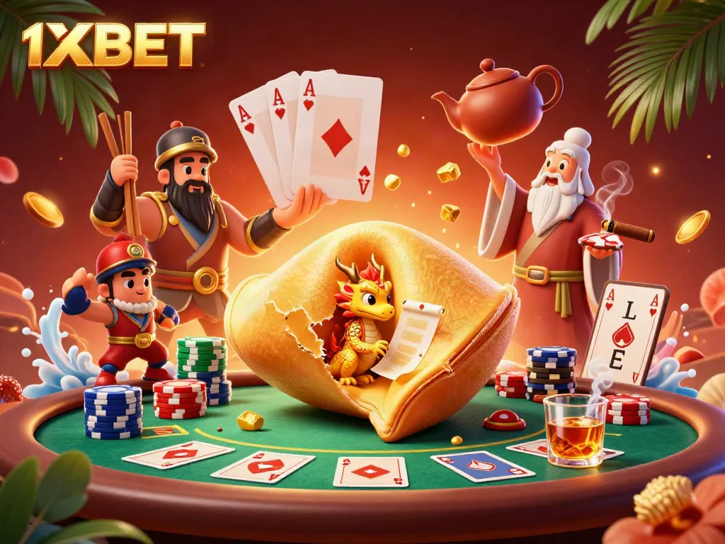 Experience the thrill of gambling with 1XBET and its immersive casino atmosphere featuring golden treasures.