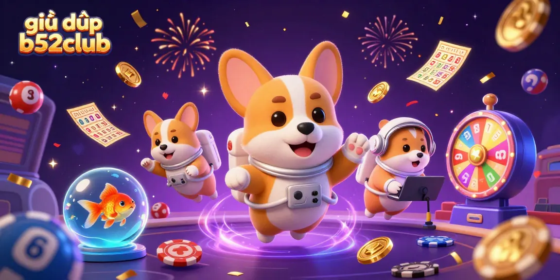 Engage in giải đấu b52club with a vibrant space casino scene, featuring exciting gaming elements.
