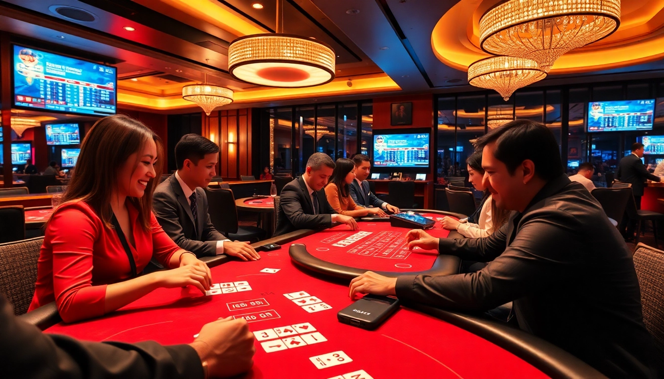 S666.nyc online casino scene showcasing vibrant gameplay and excitement among players.