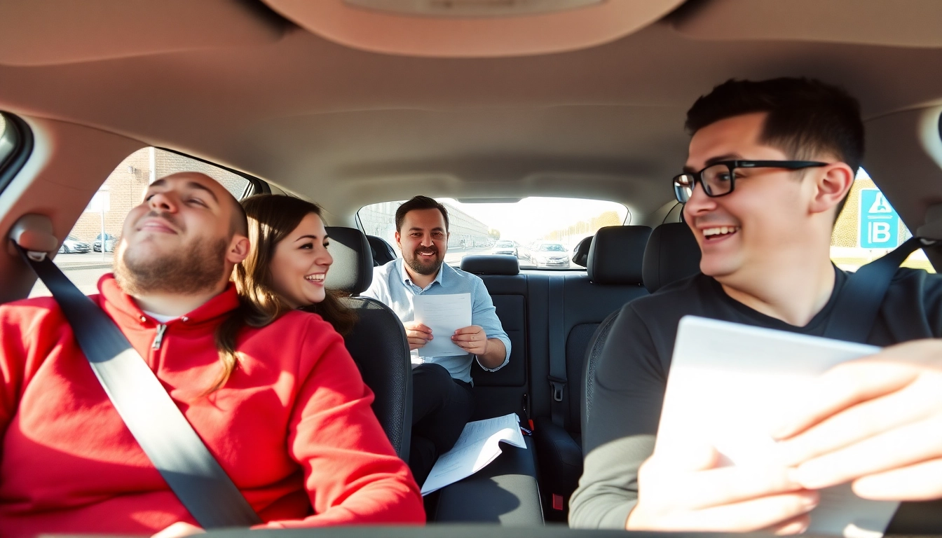 Experience an intensive driving course Portsmouth with a professional instructor and engaged students.