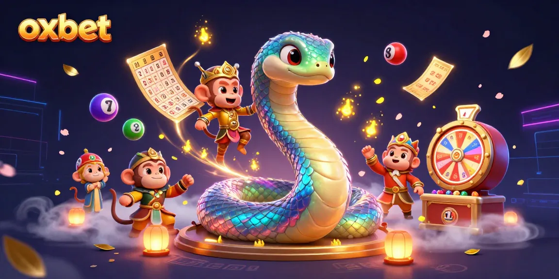 Experience thrilling gameplay with Oxbet's dynamic lottery scene featuring vibrant elements and a magical atmosphere.