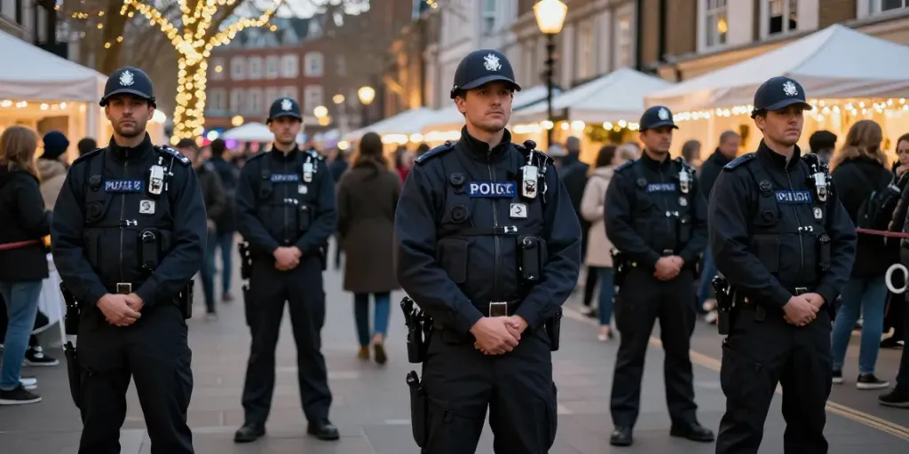 Security Company providing trusted services at a local event.
