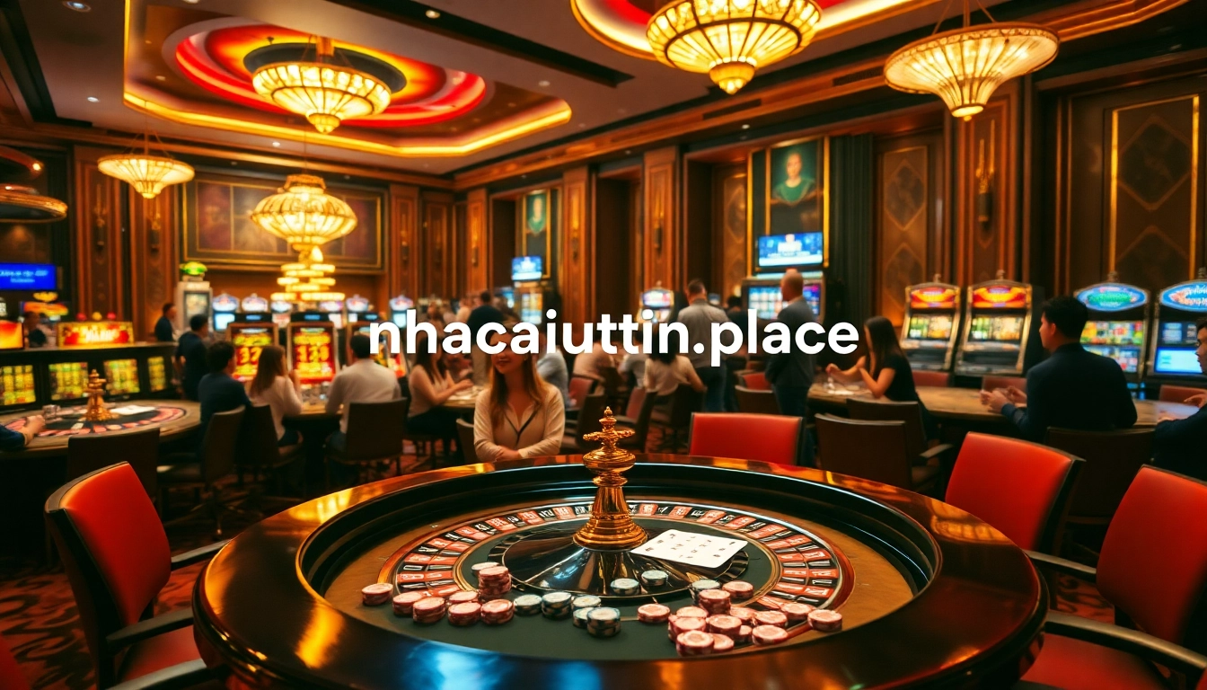 Explore the thrilling atmosphere at https://nhacaiuytin.place/ where players win big at casino tables.