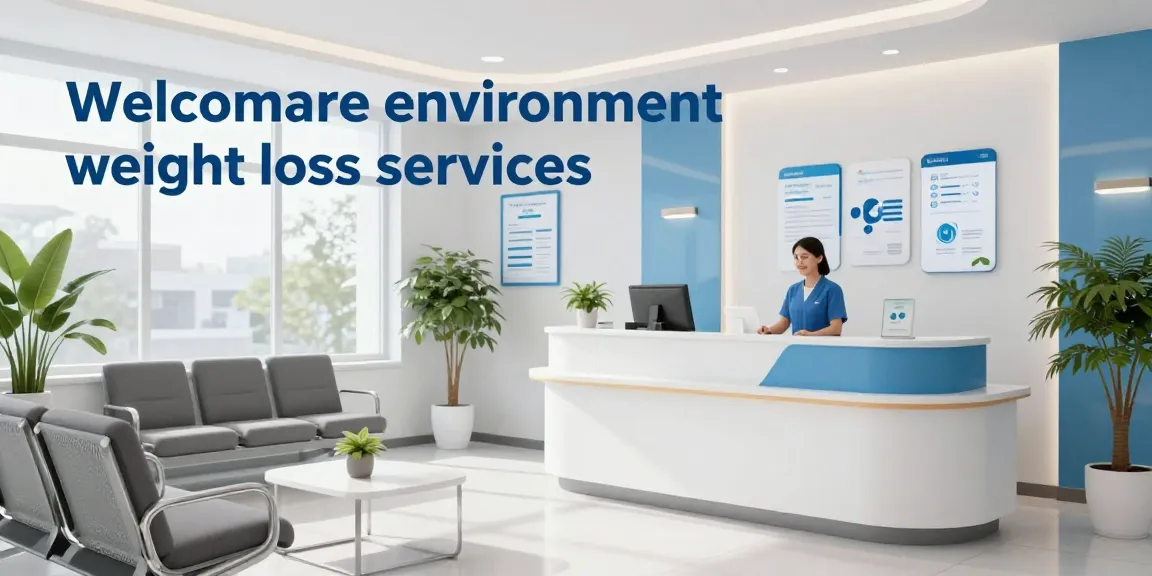 "Weight loss pharmacy services in a welcoming healthcare environment with friendly staff and modern facilities."