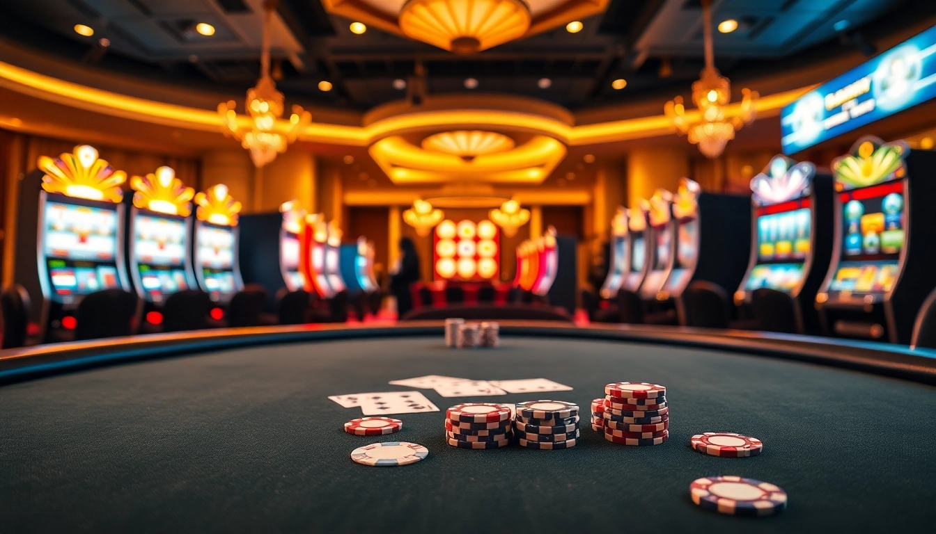 Experience thrilling gambling at https://rikvip1.store/ with vibrant casino tables and slot machines.