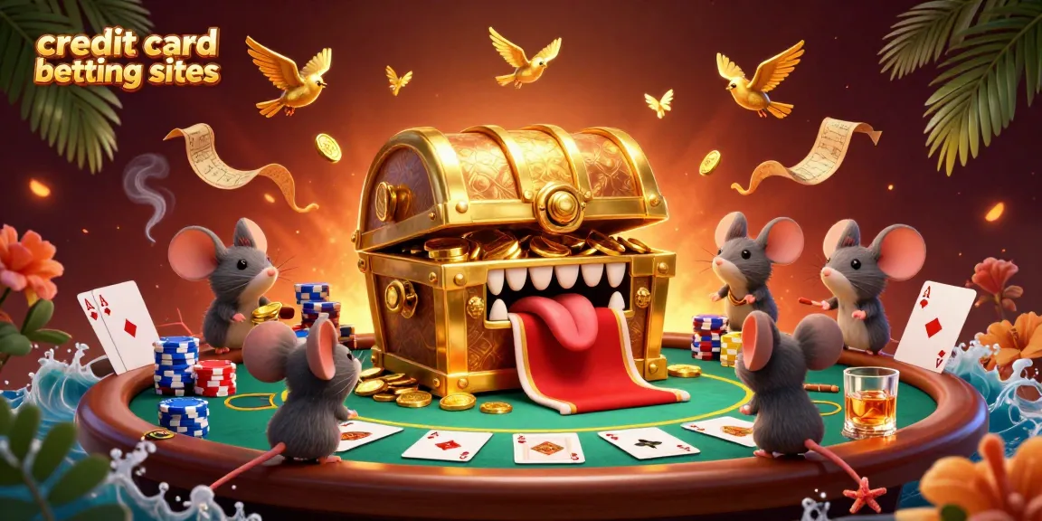 Experience thrilling action at credit card betting sites with vibrant poker elements and adventurous characters.