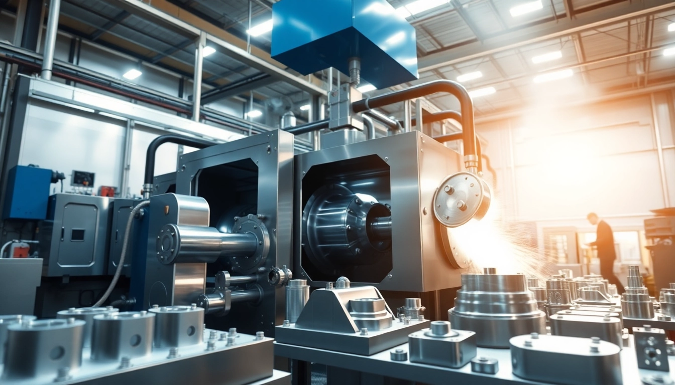 Aluminum die casting Malaysia showcasing advanced manufacturing machinery and high-quality components.