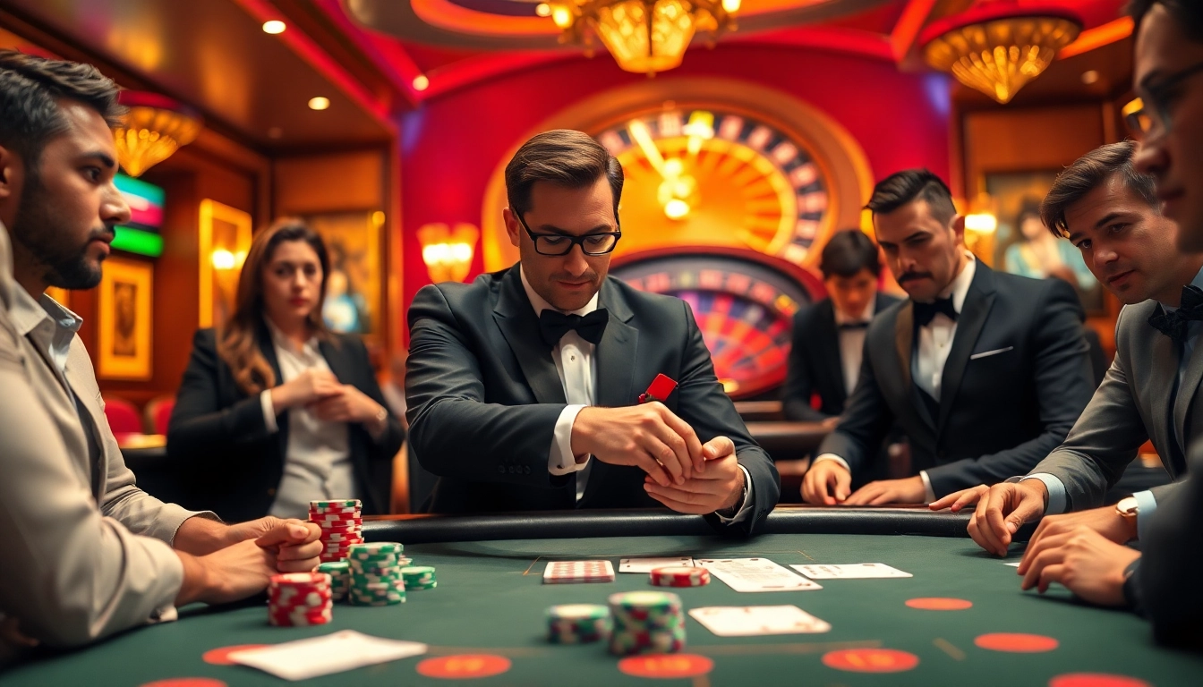 Engage in the thrill of gambling at https://789club.vin/ with a vibrant casino scene featuring poker, roulette, and lively players.