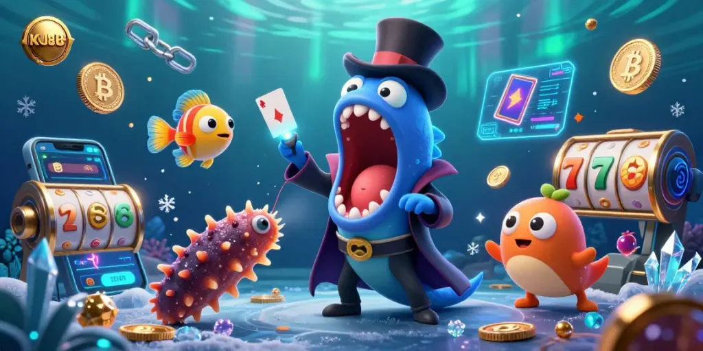 Engage with KU88's magical casino experience featuring deep-sea characters and abundant winning symbols.