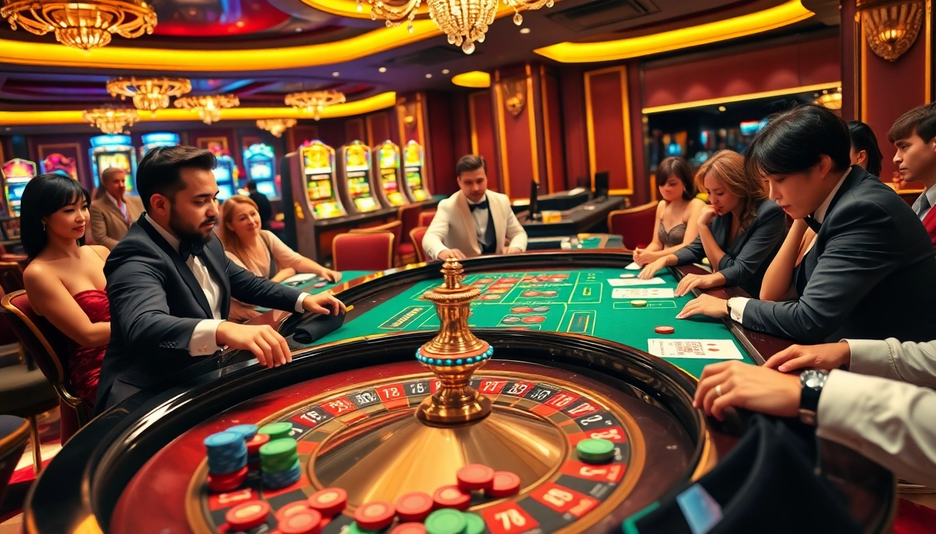 Experience the thrill of gambling at https://winbet7.vip/ with engaging roulette tables and vibrant gaming scenes.
