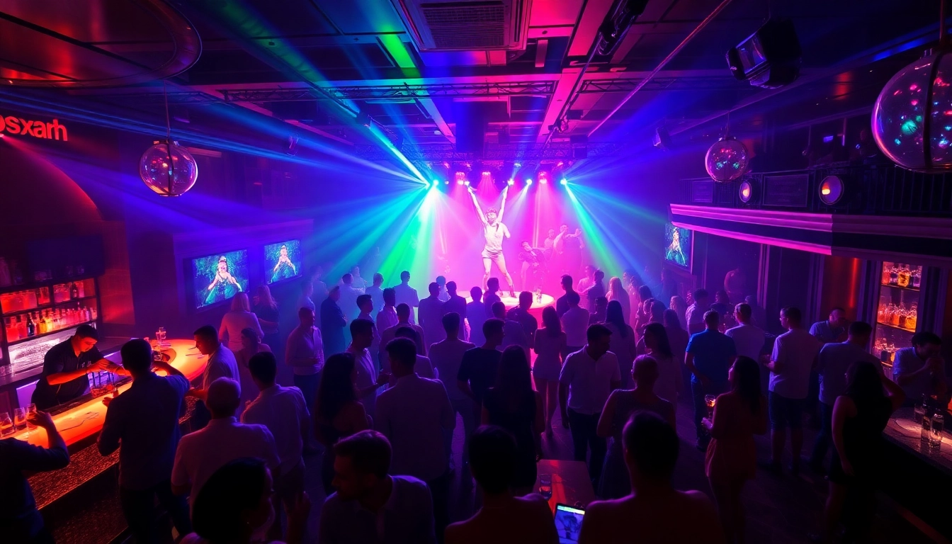 Night club sxm scene featuring lively patrons, dynamic lighting, and signature cocktails at Club Noir.