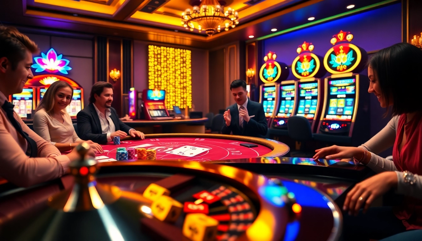 Experience the thrill of s8 gaming at a luxurious casino table with vibrant chips and cards.