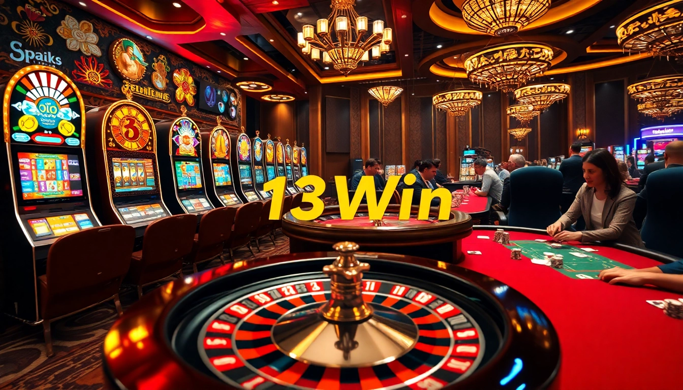 Enjoy thrilling games at 13Win Casino with vibrant slots and poker action.