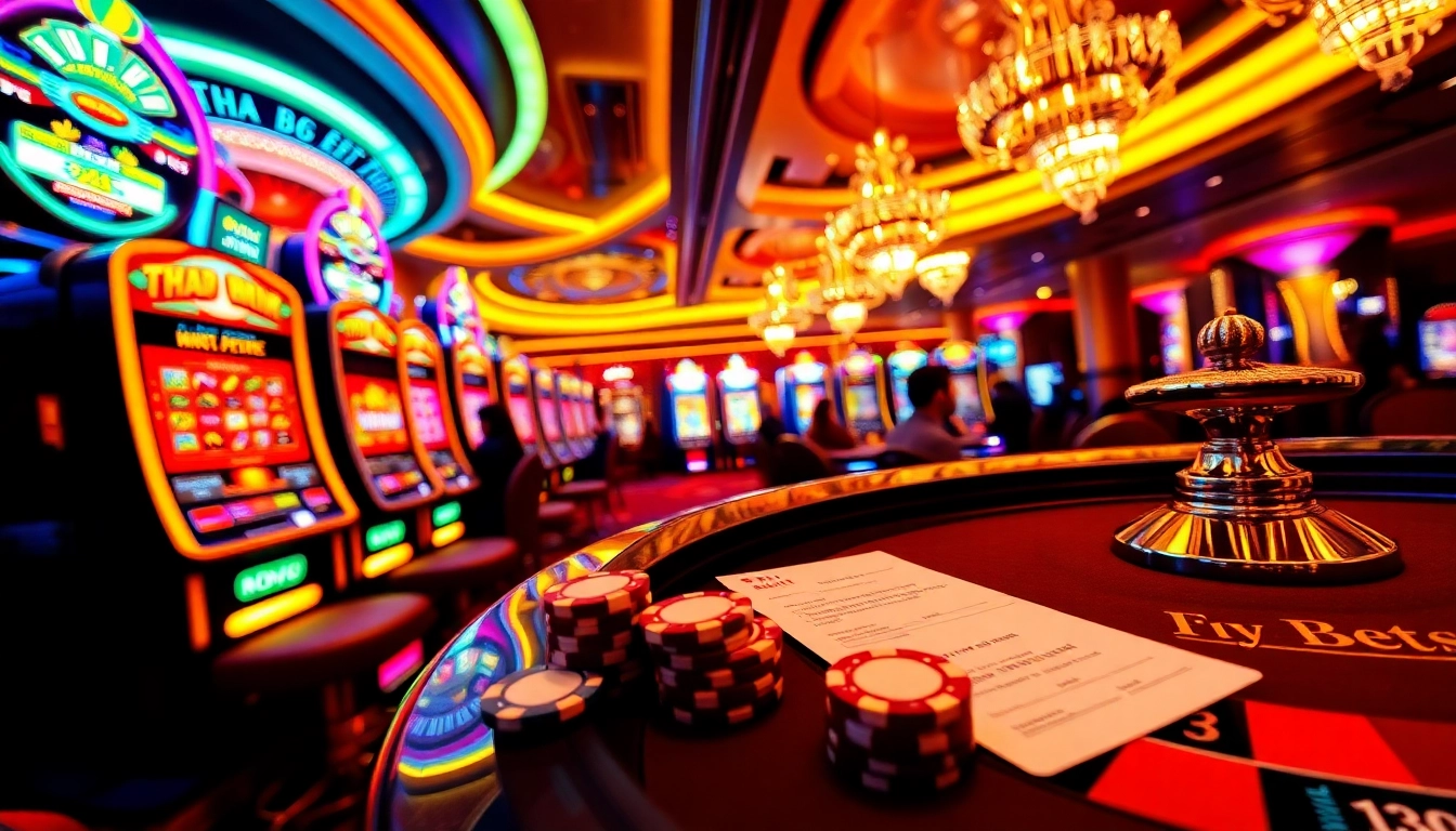 Experience thrilling bets at Tha bet with engaging casino games and vibrant atmosphere.