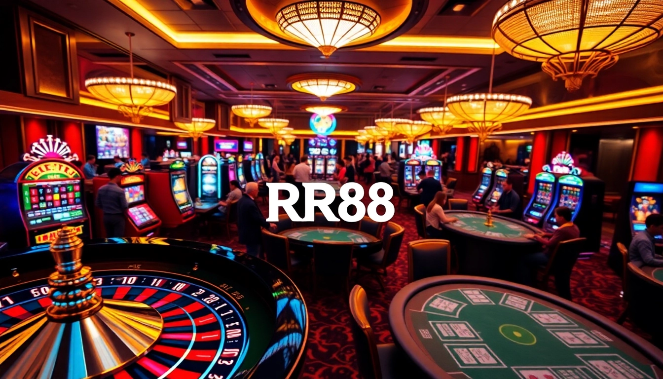 Experience the excitement of Trang Chủ RR88 with vibrant online gambling tables and immersive games.
