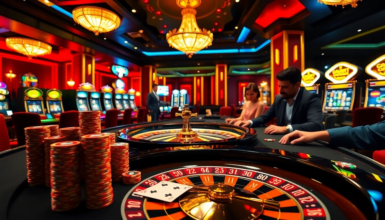 Experience thrilling gameplay at https://nk88net.com/ with vibrant casino tables and engaging players.