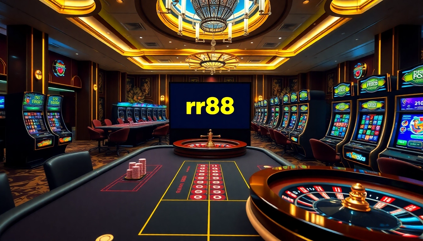 Experience the thrill of rr88 đăng nhập at an elite casino with vibrant games and luxurious atmosphere.