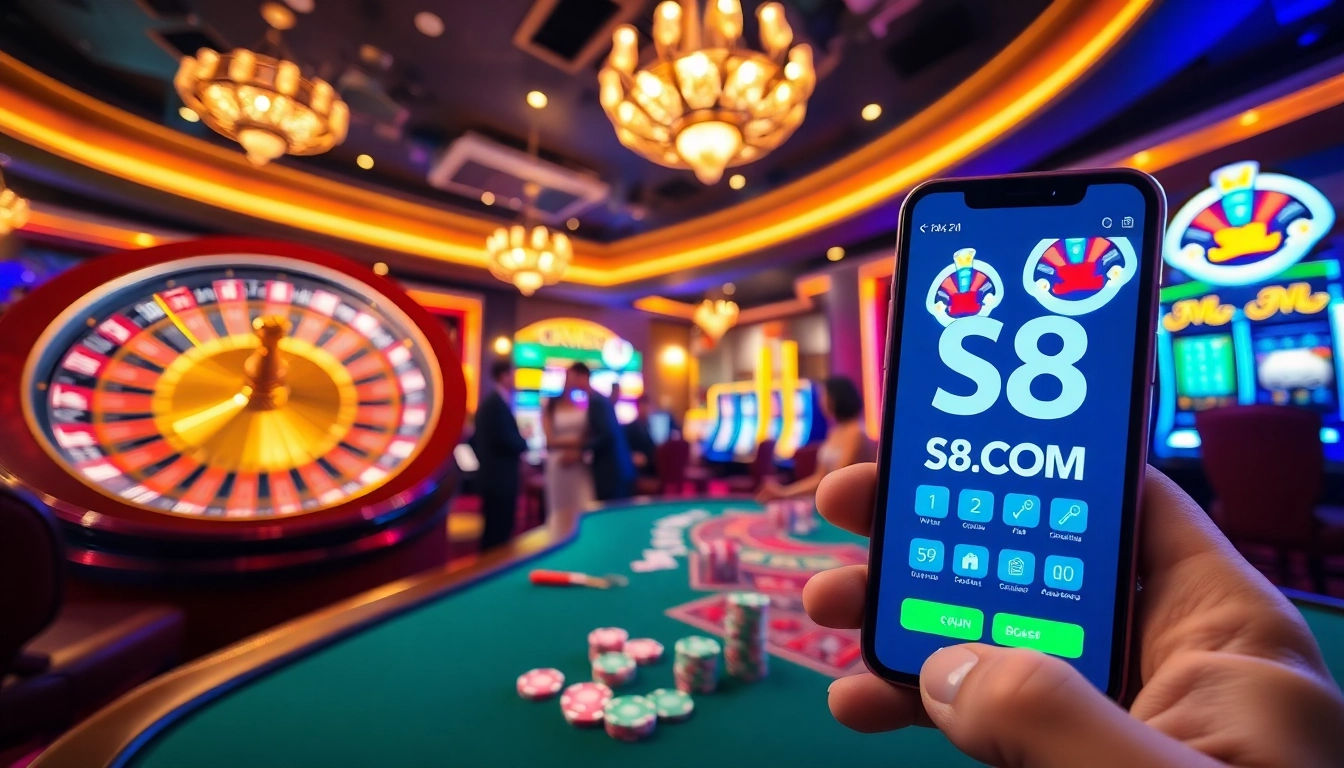 Experience thrilling gaming action at S8.COM with exciting roulette gameplay and engaging slot machines.
