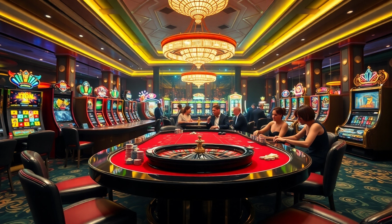 Engage in thrilling casino games at https://rikvip1.online/ with vibrant tables and exciting slot machines.