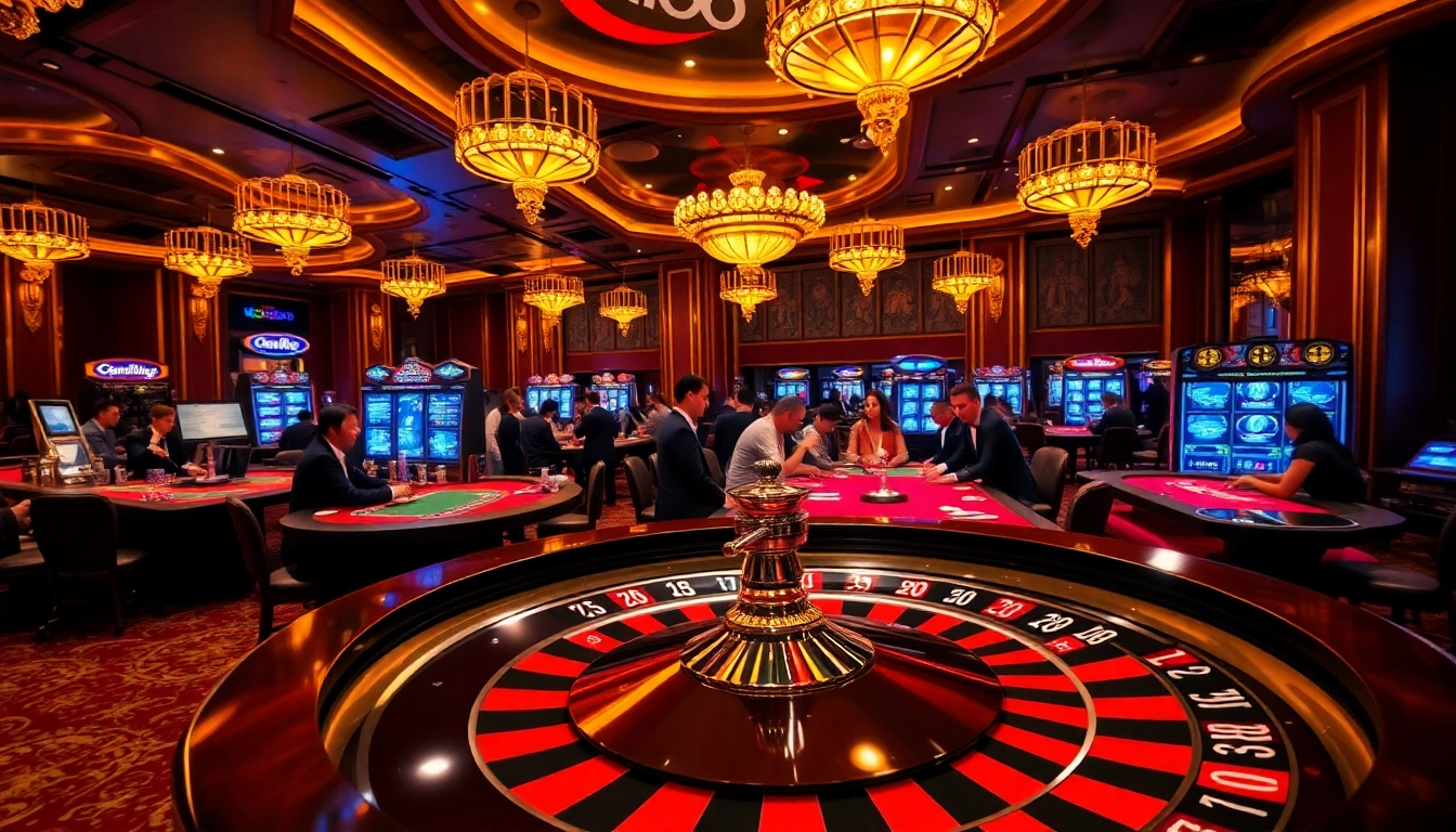 Experience thrilling gaming excitement at hello88 with a vibrant casino atmosphere.