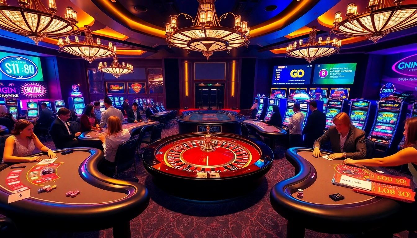 Players engaging in thrilling casino games with a focus on bets at https://go8.cash/ for exciting winnings.